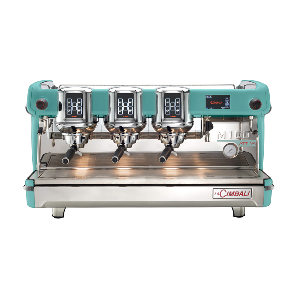 M100 Attiva turquoise, 3 groups, front